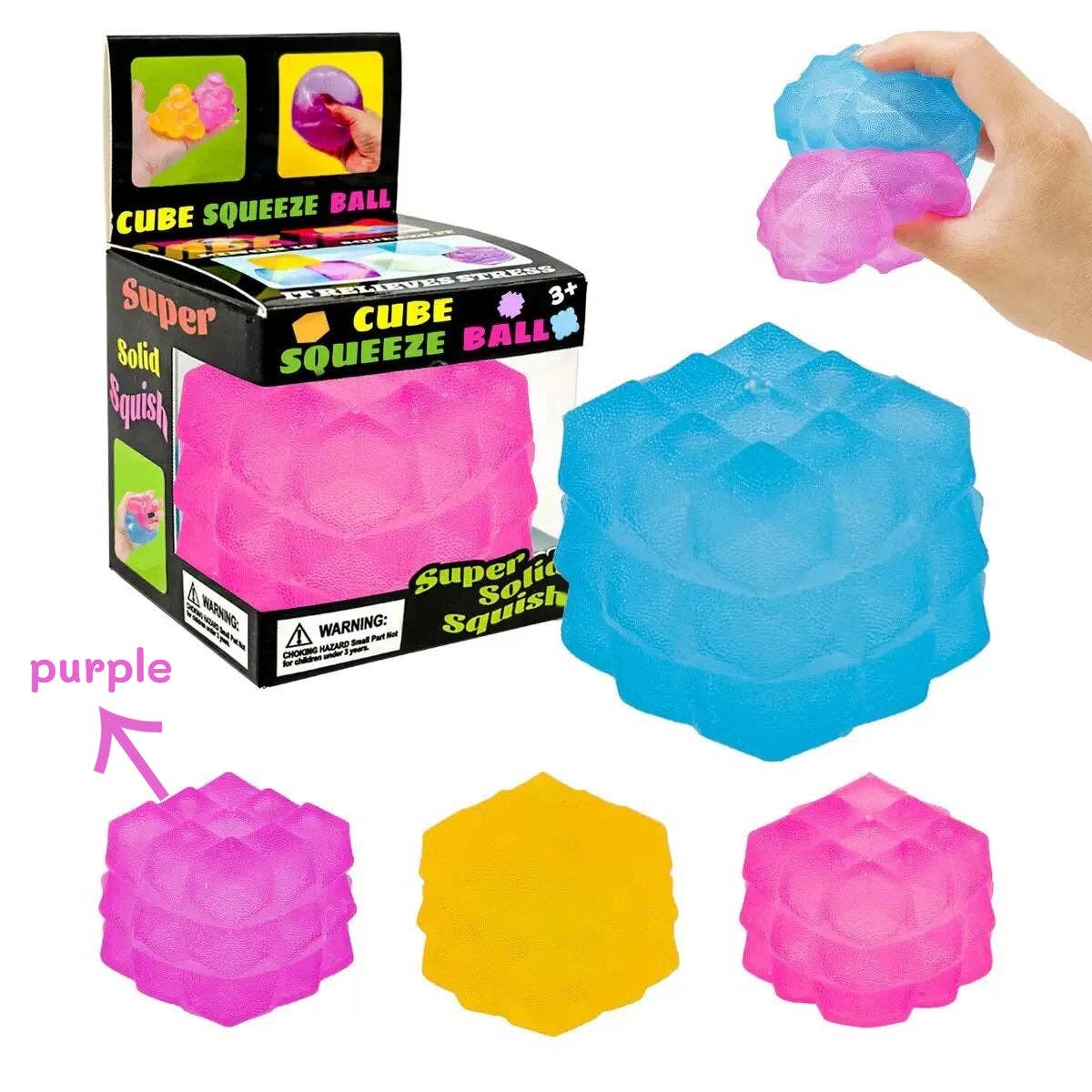 Nice Cube jelly hop & popsicle Translucent Slow Rising Stress Relief Squeeze Toy-23