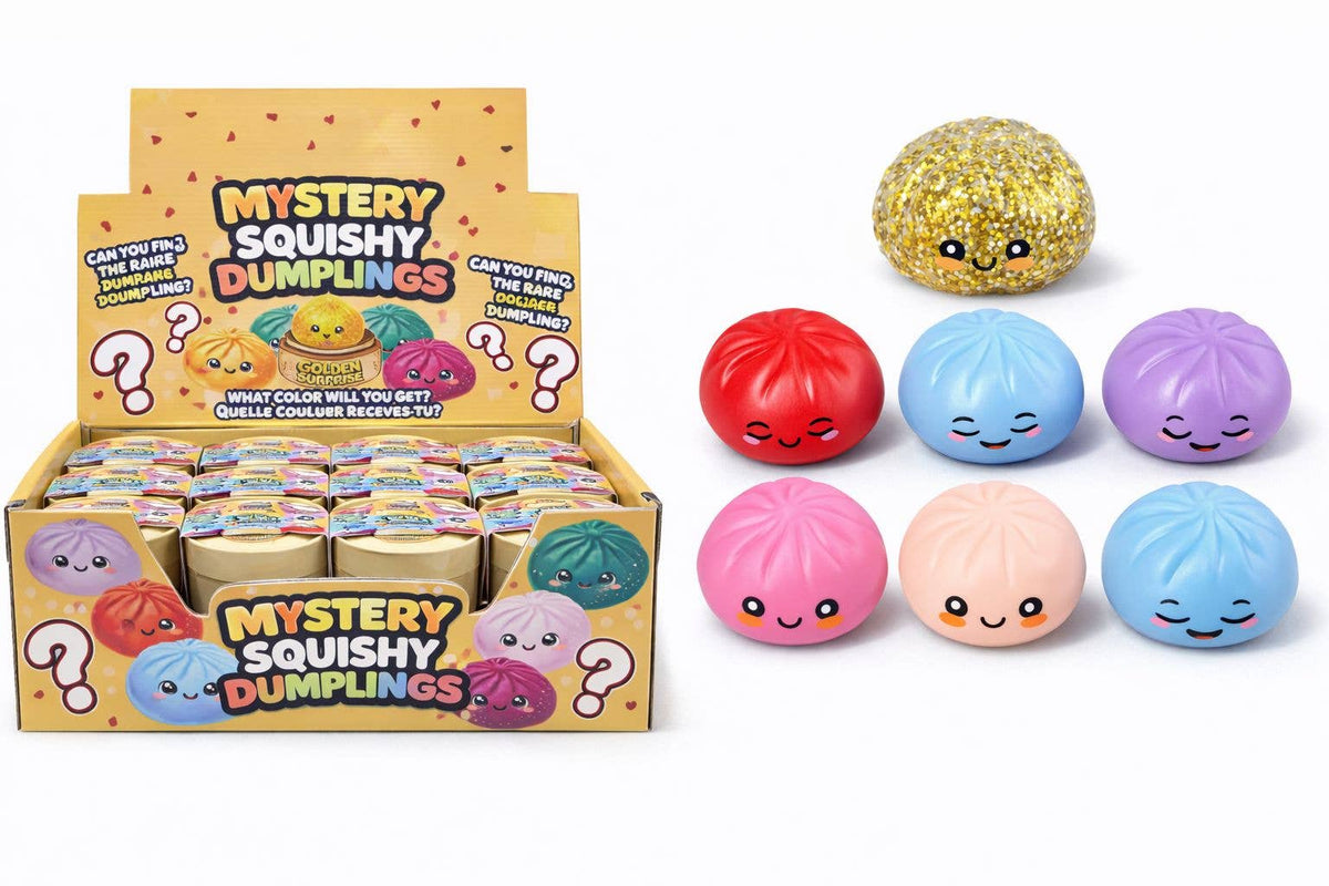 4" Mystery Squishy Dumpling - Assorted Colors by