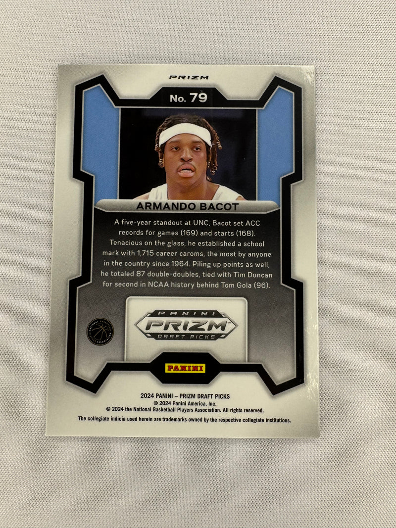 2024 Armando Bacot Prizm Draft Picks 79 Tiger-2