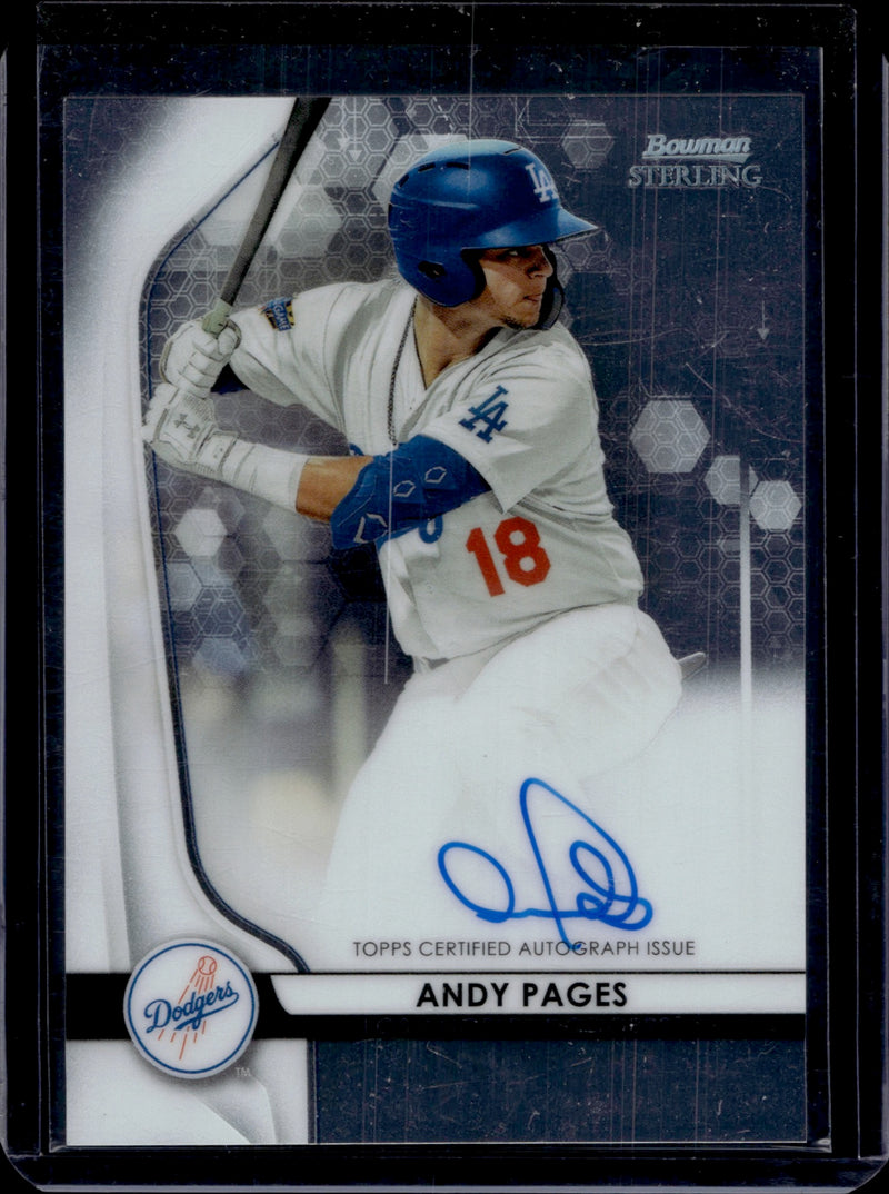 2020 Bowman Sterling Andy Pages Auto #BSPA-AP-1