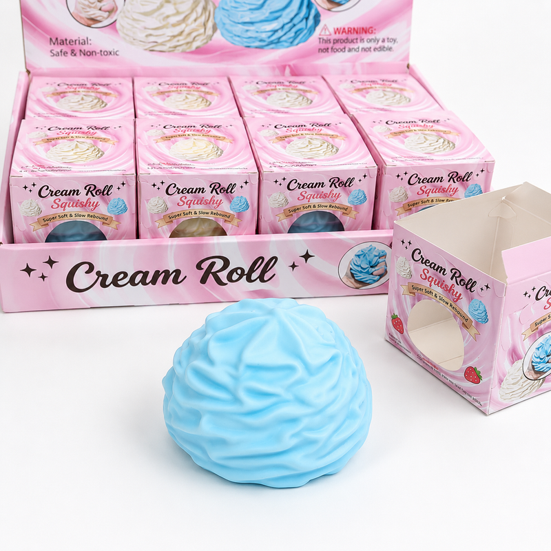 Cream Roll Vaseline Squishy – Assorted Colors-3