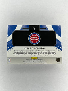 2023 Impeccable Ausar Thompson 1oz Silver Bar Rookie RC #2 /6-2