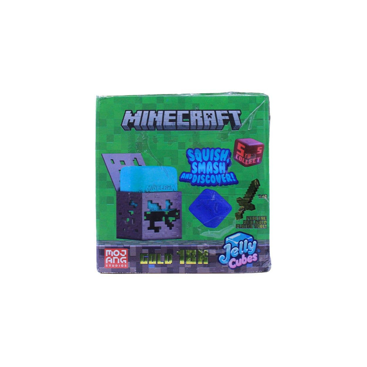 Minecraft Jelly Cube Squishy Toy Mystery Box in Display-7