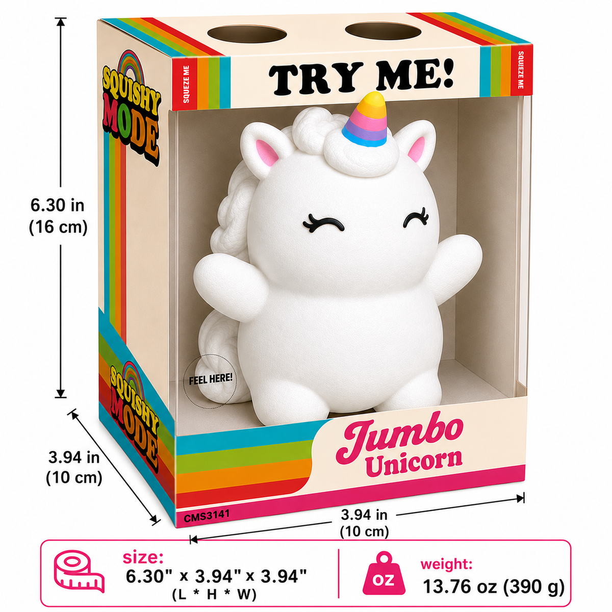 Squishy Mode Jumbo Unicorn Sensory Toys -3