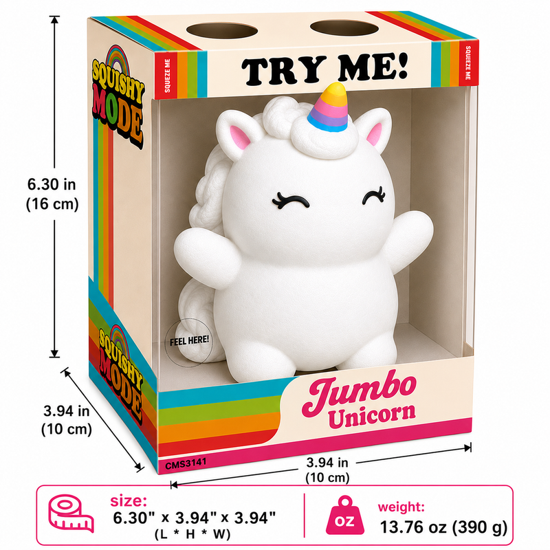 Squishy Mode Jumbo Unicorn Sensory Toys -3