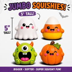 Fun Doh JUMBO Halloween Monsters Squishy Toy - 6/Display-3