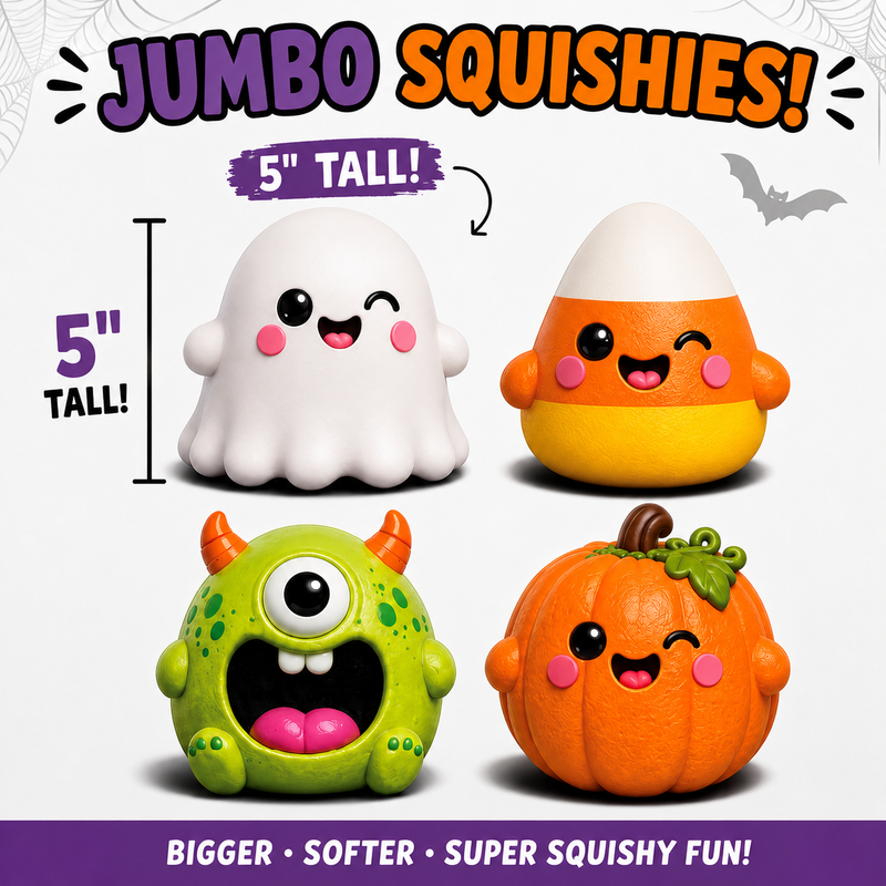 Fun Doh JUMBO Halloween Monsters Squishy Toy - 6/Display-3