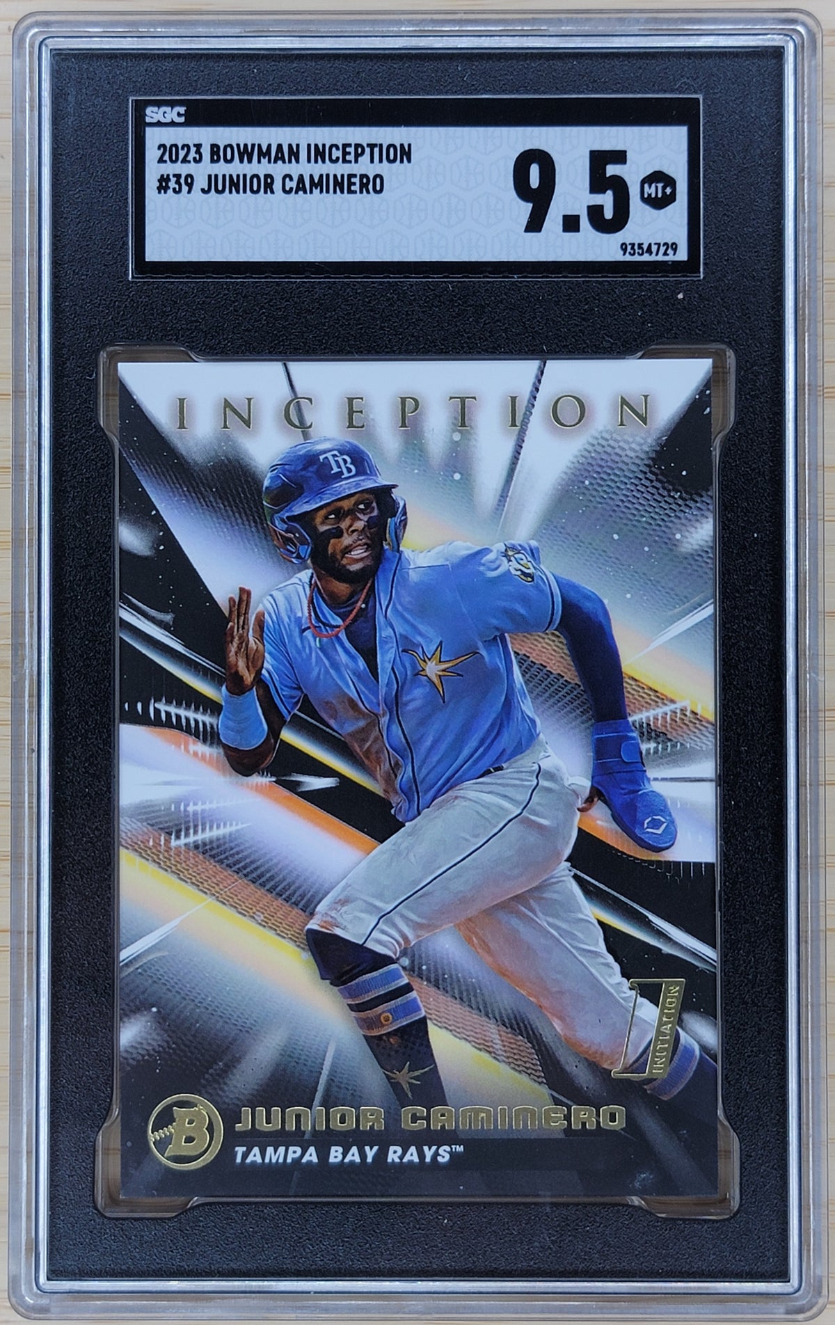 2023 Bowman Inception Junior Caminero #39 SGC 9.5