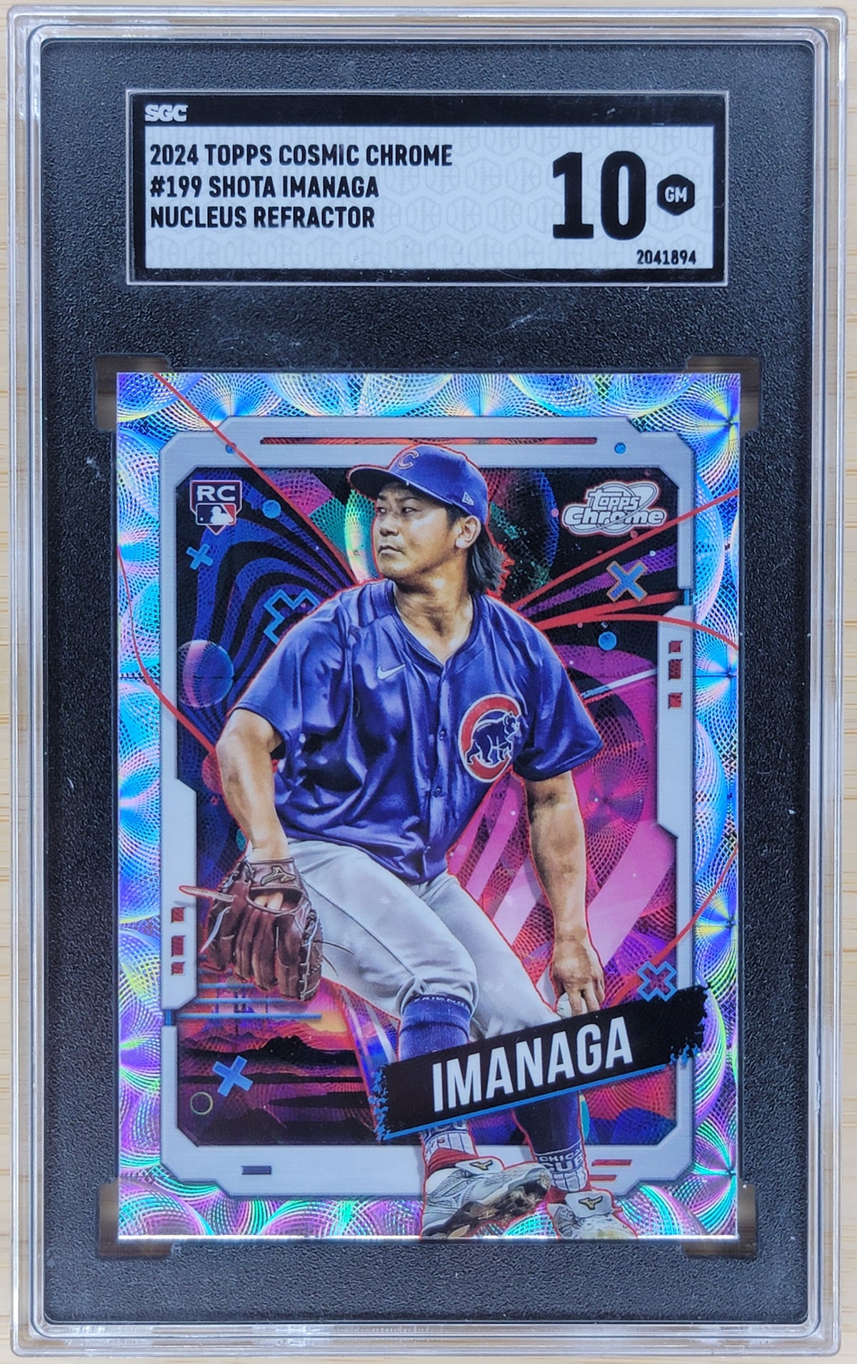 2024 Topps Cosmic Chrome Shota Imanaga Nucleus Refractor #199 SGC 10-1