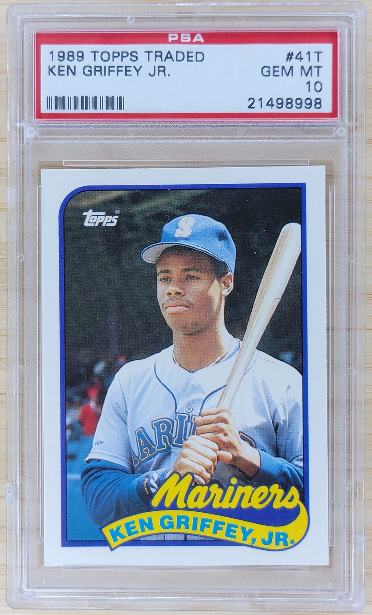 1989 Topps Traded Ken Griffey Jr. #41T PSA 10