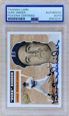 2004 Trading Card Duke Sinder #120 PSA Authentic Auto-1