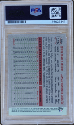 2004 Trading Card Duke Sinder #120 PSA Authentic Auto-2