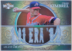 2013 Topps Triple Threads Relics Craig Kimbrel Patch Sepia /27 TTR-CK2-1