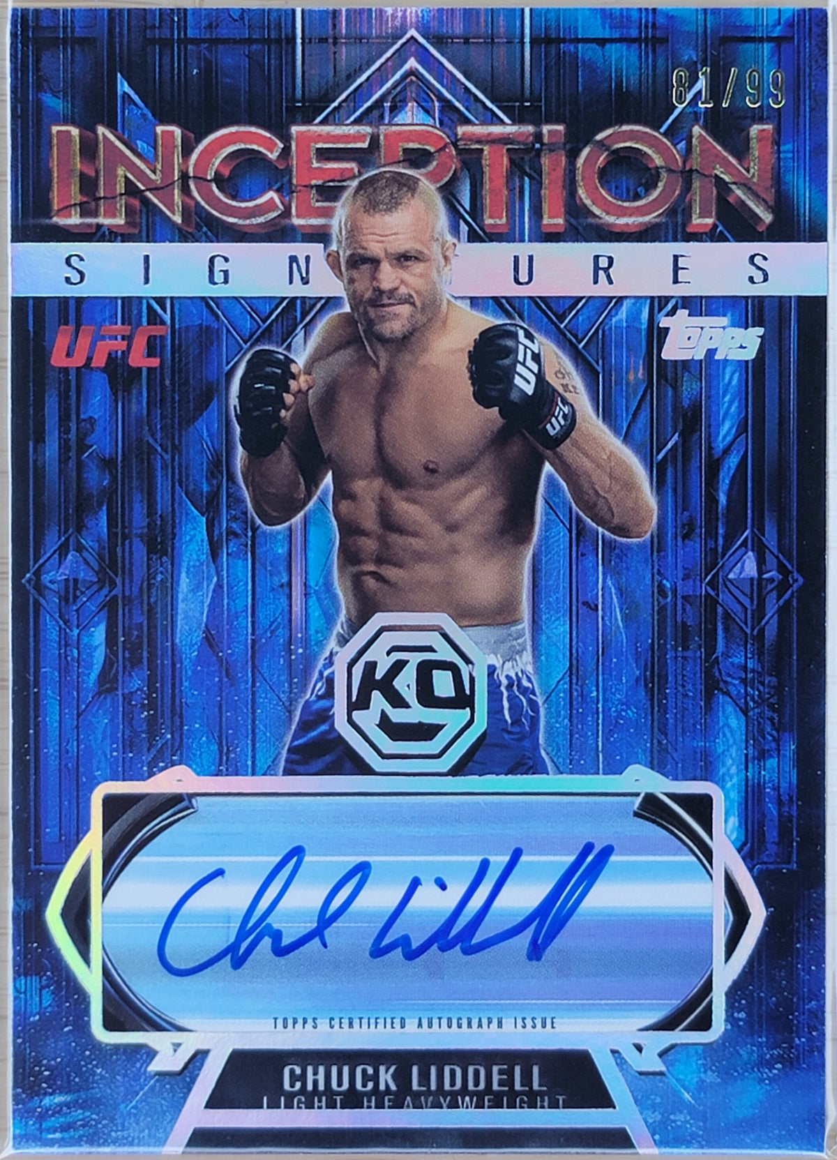 2026 Chuck Liddell Inception Knockout UFC INS-CL