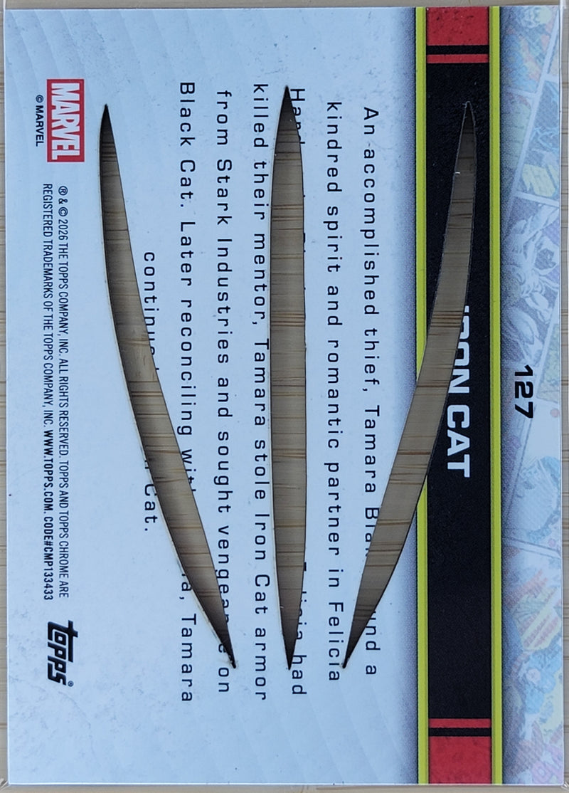 2026 Marvel Topps Chrome Iron Cat Claw #127 /10-2