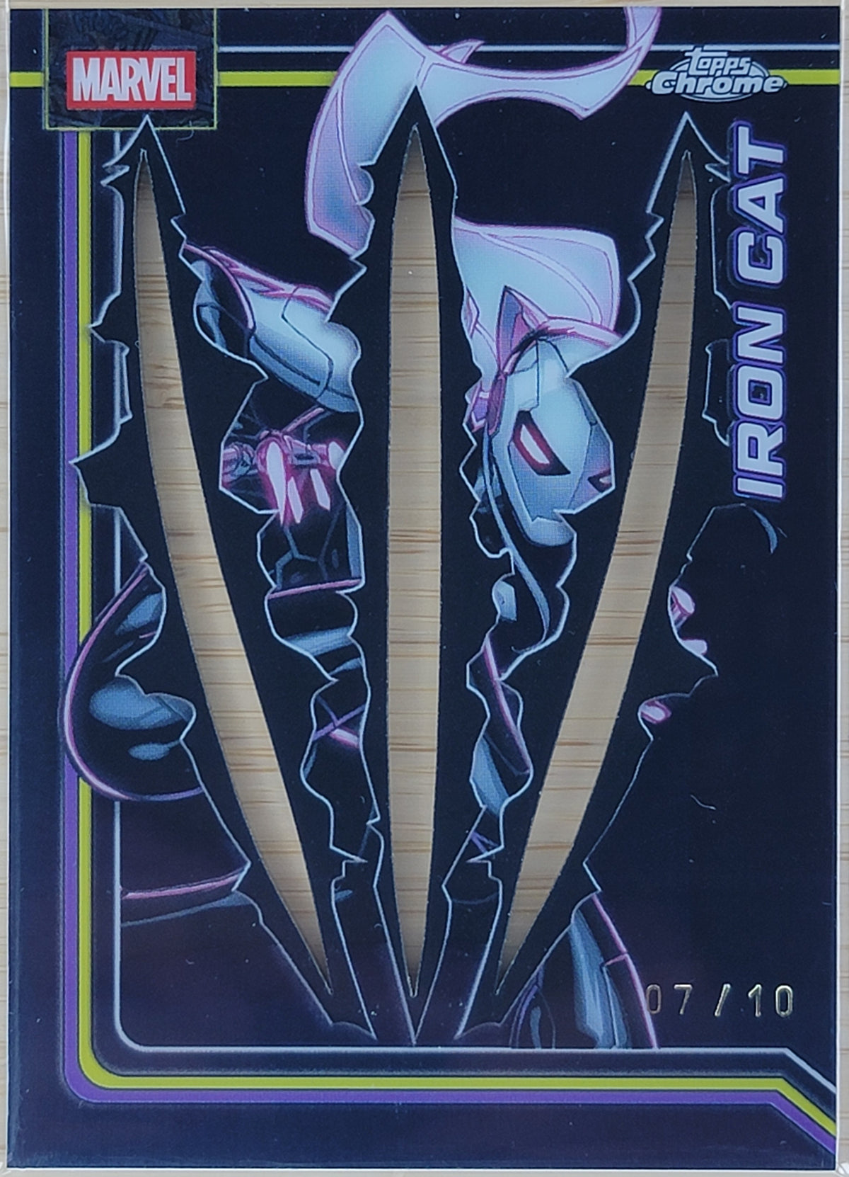 2026 Marvel Topps Chrome Iron Cat Claw #127 /10
