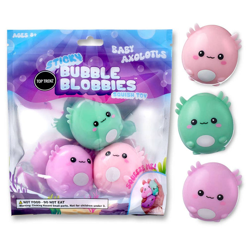Sticky Bubble Blobbies - Baby Axolotls-1