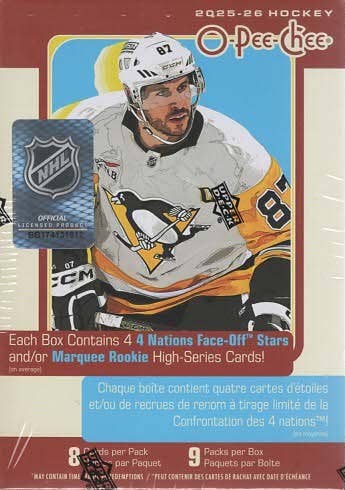 2025-26 Upper Deck O-Pee-Chee Hockey 72ct. Blaster Box-1