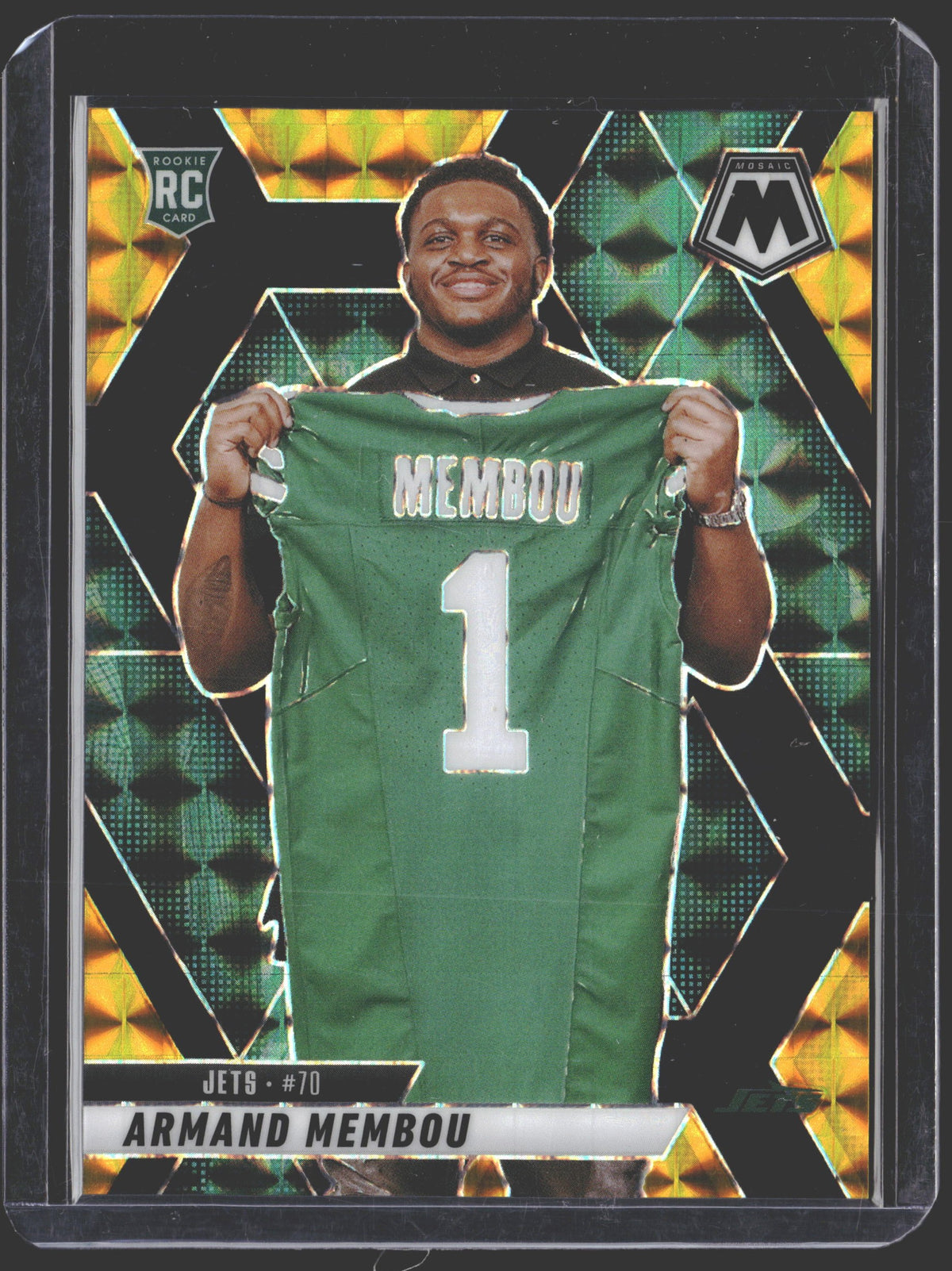 2025 Mosaic Armand Membou Black Gold /8 #358-1