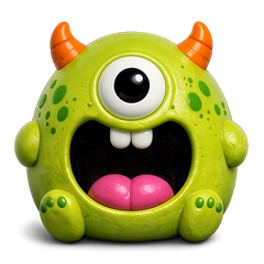 Fun Doh JUMBO Halloween Monsters Squishy Toy - 6/Display-9