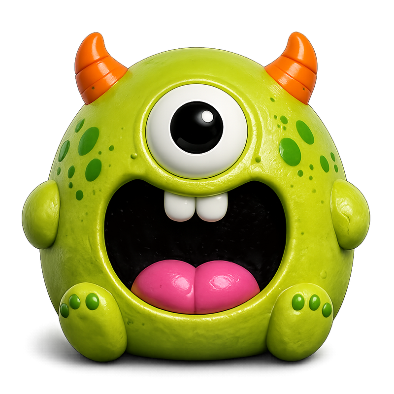 Fun Doh JUMBO Halloween Monsters Squishy Toy - 6/Display-9