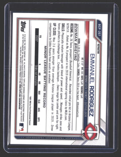 2021 Bowman Chrome Emmanuel Rodriguez /499￼BCP-207-2