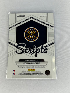2023 Collin Gillespie Scrips Auto MS-CGD-2