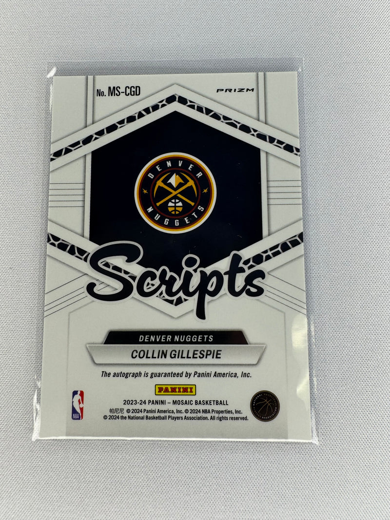 2023 Collin Gillespie Scrips Auto MS-CGD-2