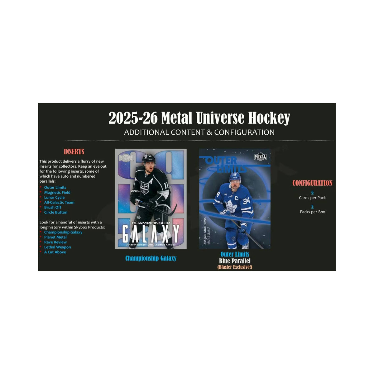 2025-26 Upper Deck Metal Universe Hockey 30ct. Blaster Box-4