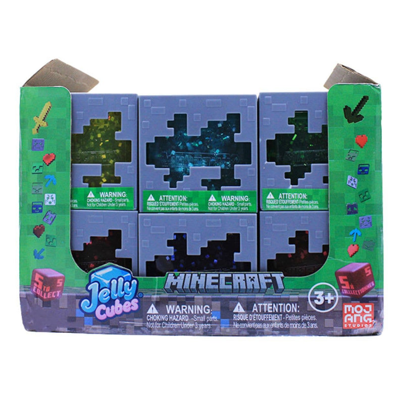 Minecraft Jelly Cube Squishy Toy Mystery Box in Display-8