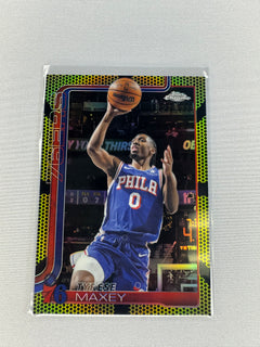 2025 Tyrese Maxey Yellow Basketball /275-1