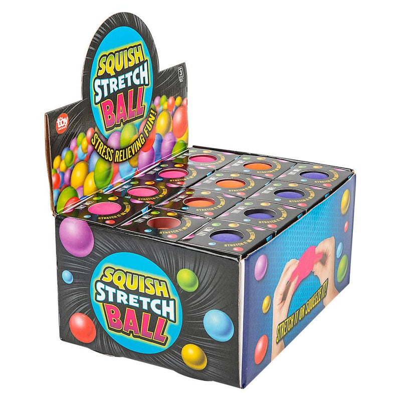 2.5" SQUISH GUMMI BALL Toys - Sold in Touch Box - LLB Toys-2