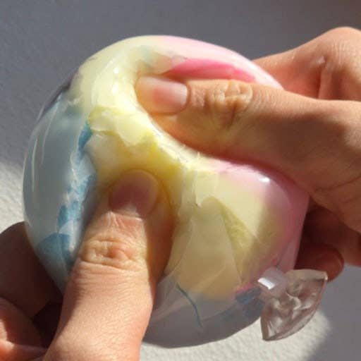 Cotton Candy Wax Breaking Squishy Stress Ball-3