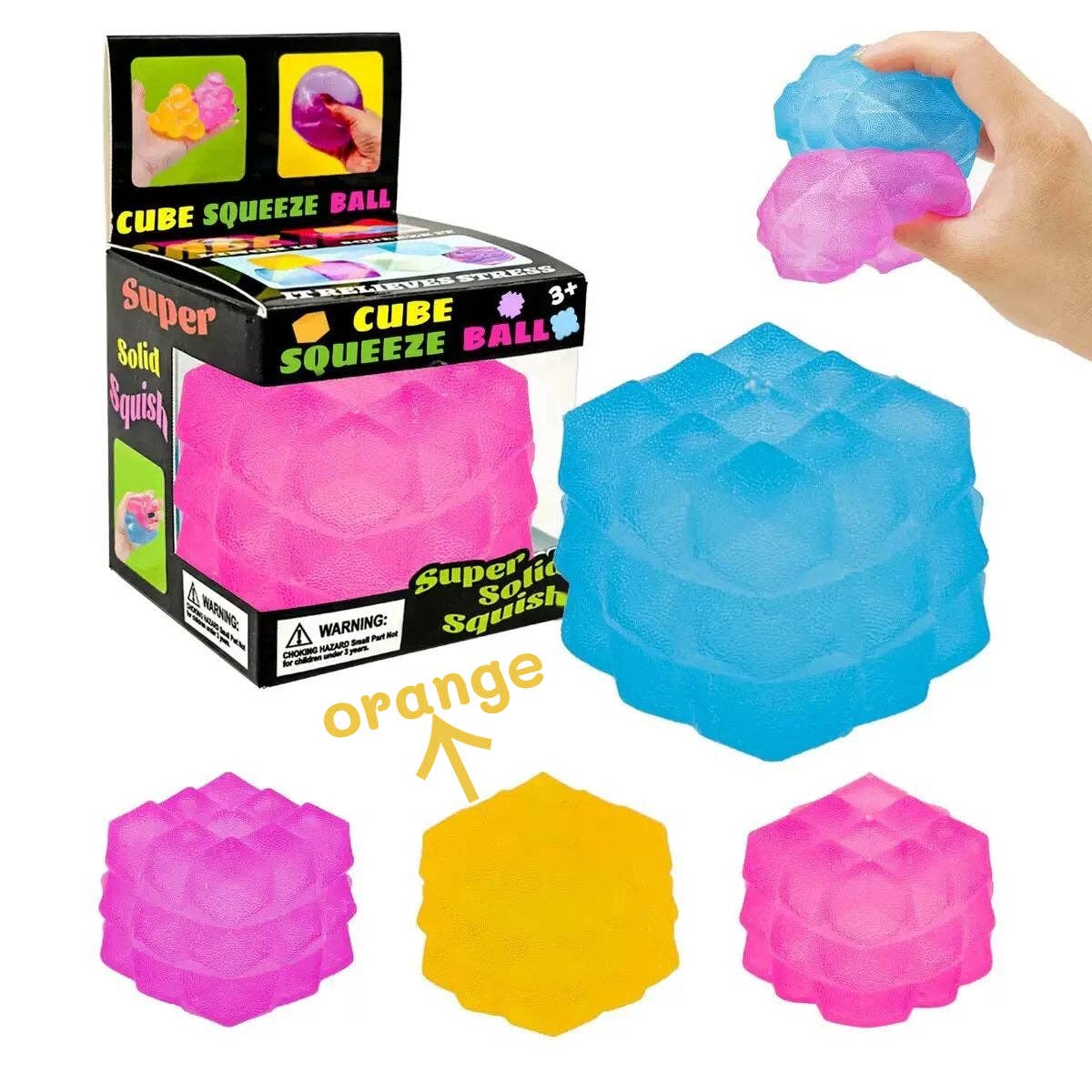 Nice Cube jelly hop & popsicle Translucent Slow Rising Stress Relief Squeeze Toy-26