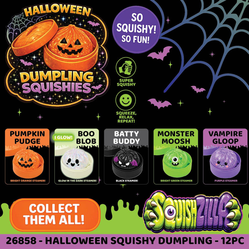 Fun Doh Halloween Dumpling Squishy Toy - 12/Display-4
