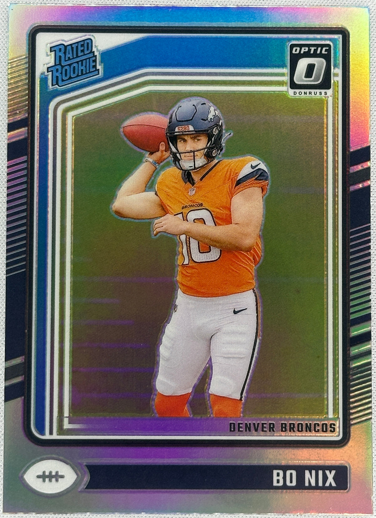 2024 Donruss Optic Prizm Bo Nix Holo #209