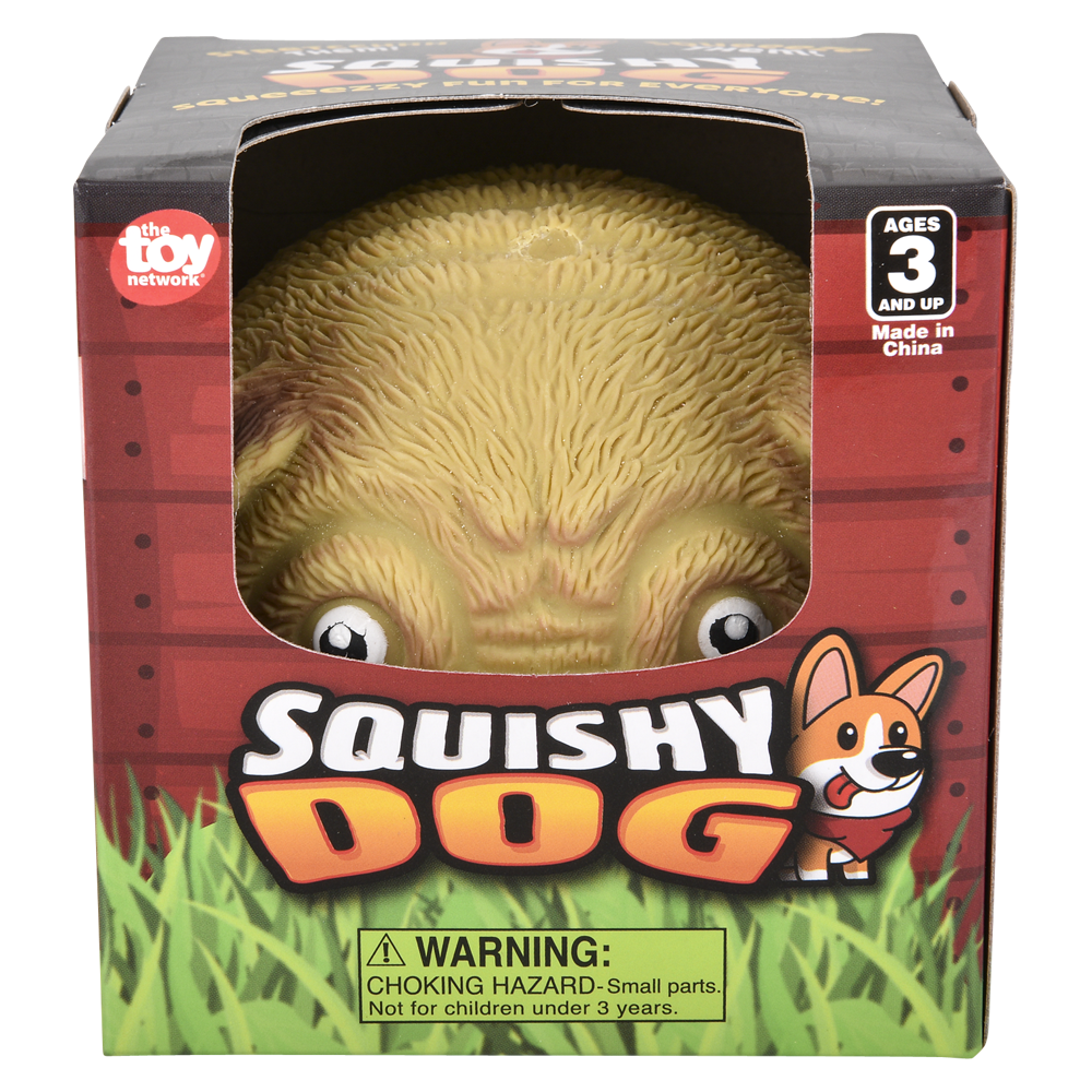 4" SQUISH AND STRETCH PUFFY DOG-5