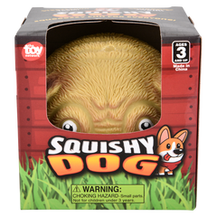 4" SQUISH AND STRETCH PUFFY DOG-5