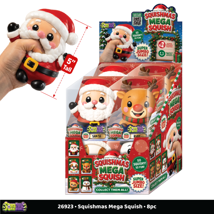 Fun Doh JUMBO Christmas Squishy Toy - 8/Display-1