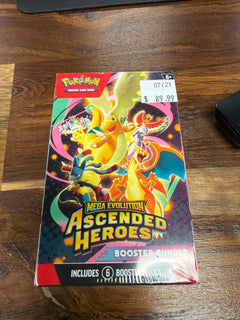 Mega Evolution ascended heros booster packs-1