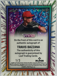 2025 Leaf Travis Bazzana Vivid Auto /3 #BA-TB1-2