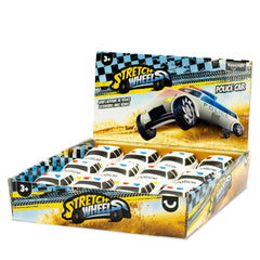 Stretch Wheels Sensory Police Car Toy-4