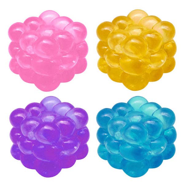 Sugah-Mals Bubble Cube Sugar Stress Ball Squishy Fidget Toy (1pc) Color Ships Assorted-3