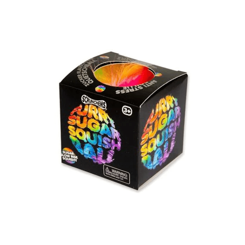 Scrunchems® Furry Sugar Stress Ball Squishy Fidget Toy (1pc)-4