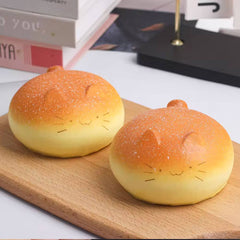 Cat Bread Squishy – Soft & Slow-Rebound Stress Toy-3