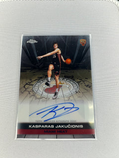 2025 Kasparas Jakucions Topps Chrome Auto TAUR2-KJ-1