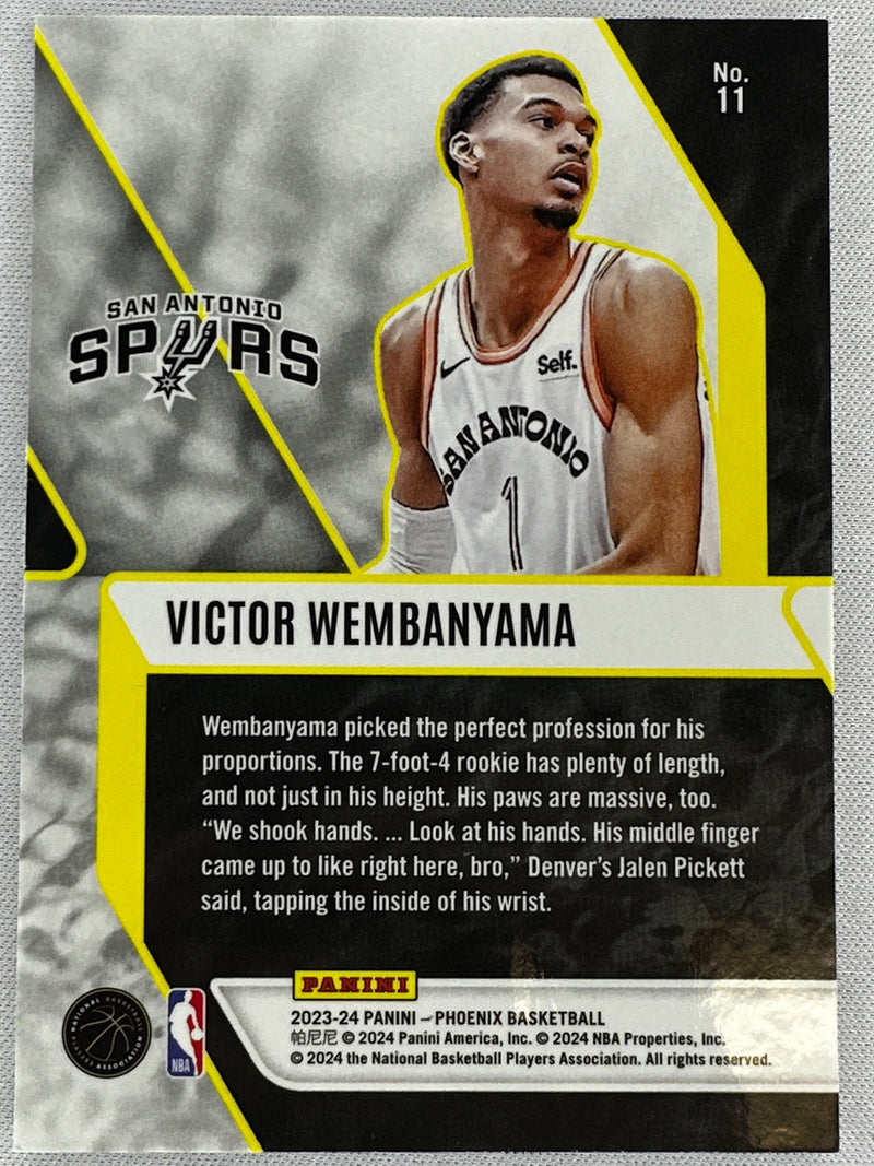 2023 Phoenix Victor Wembanyama Fade to Black Rookie RC #11-2