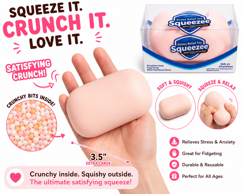 Crunchy Soap Squeeze Ball – 3.5” MSS17-1