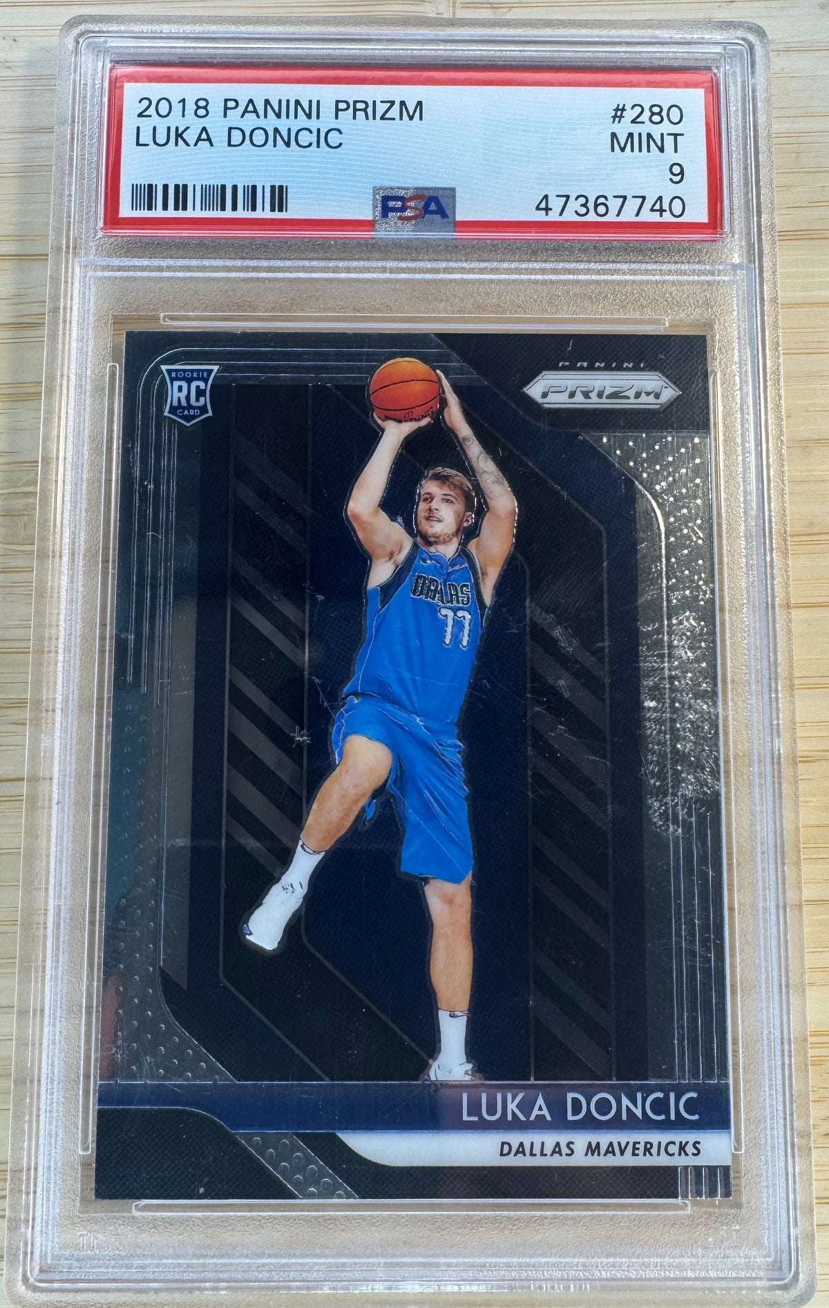 2018 PANINI PRIZM #280 LUKA DONCIC PSA 9-1