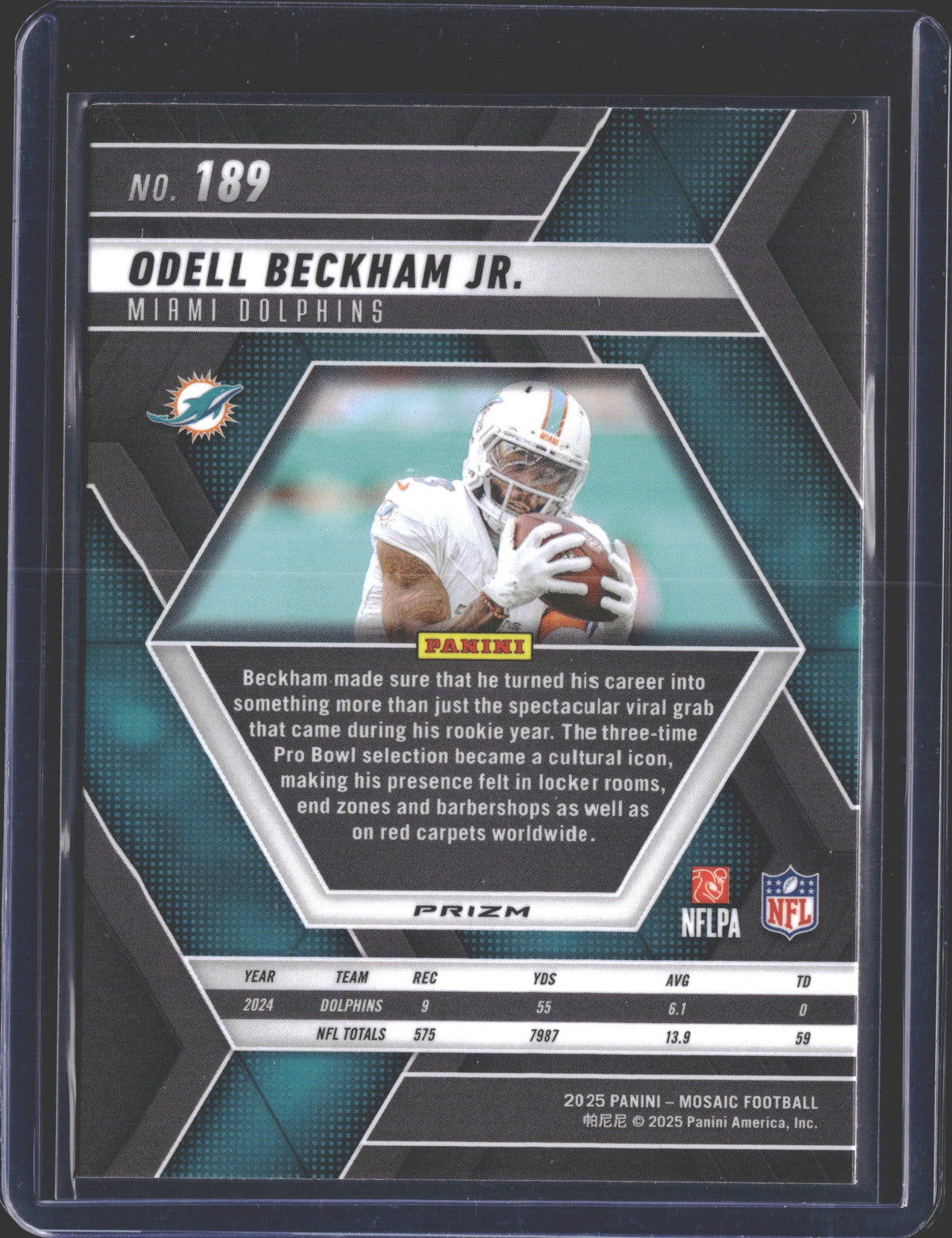 2025 Mosaic Odell Beckham JR ￼ Genesis 189￼-2